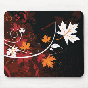 Thanksgiving autumn leaf-maple custom products mouse mat