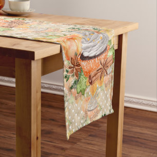 Thanksgiving Autumn pattern Short Table Runner