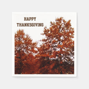 THANKSGIVING AUTUMN TREES napkins