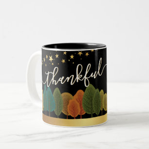 Thanksgiving Autumn Two-Tone Coffee Mug