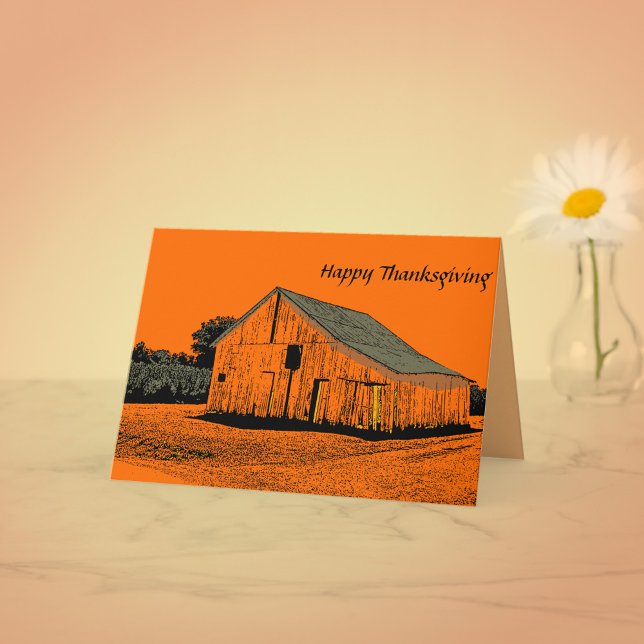 Thanksgiving Barn Greeting Card (Creator Uploaded)