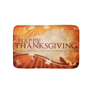 Thanksgiving Bath Mat