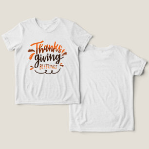 Thanksgiving blessed - Thanksgiving Day Gift Tri-Blend Shirt