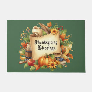Thanksgiving Blessing Doormat