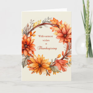 Thanksgiving Blessings Card