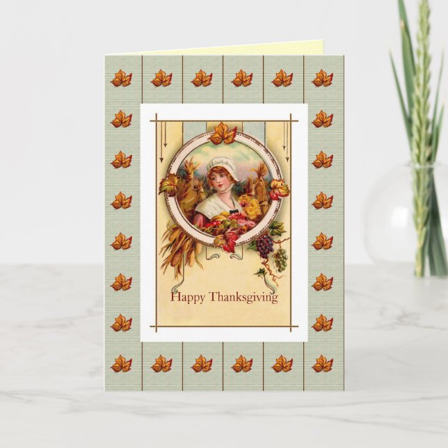Thanksgiving Blessings greeting card (Front)