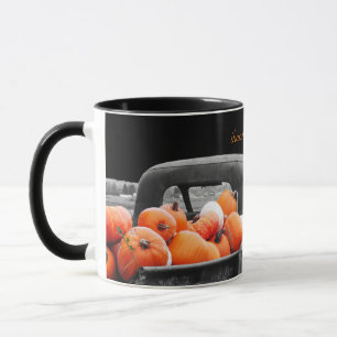 Thanksgiving Blessings Mug Black