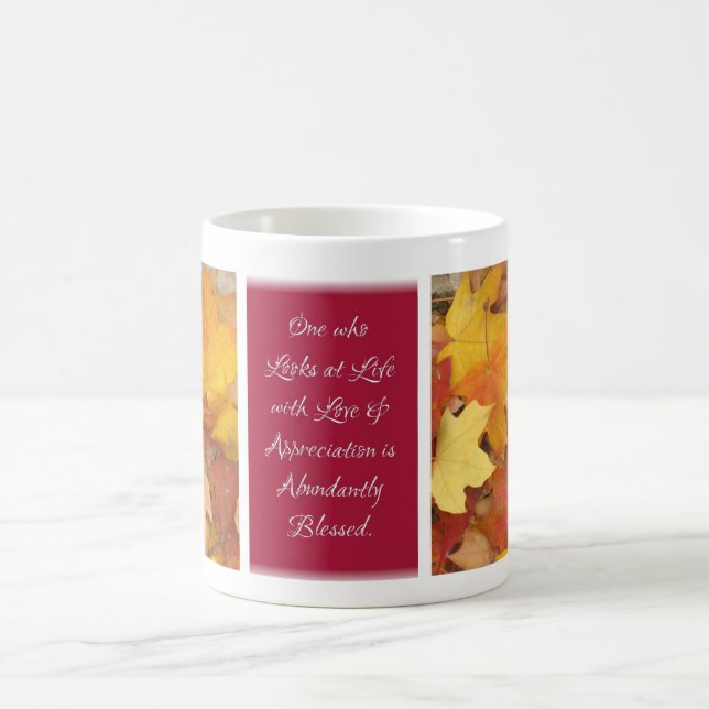 Thanksgiving Blessings Mug - Rose 4 (Center)