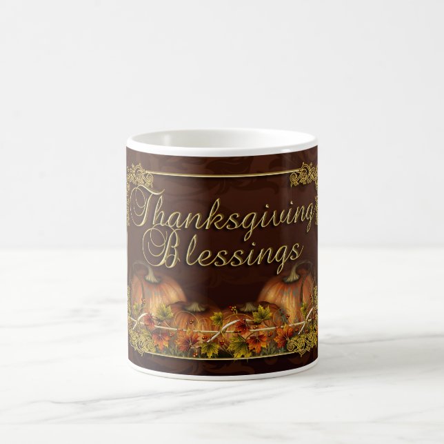 Thanksgiving Blessings Mug - Thanksgiving (Center)