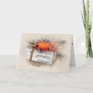 Thanksgiving Books for Friendship Card