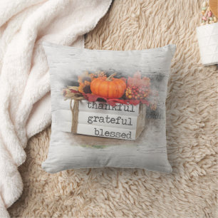 Thanksgiving Books On Birch Cushion