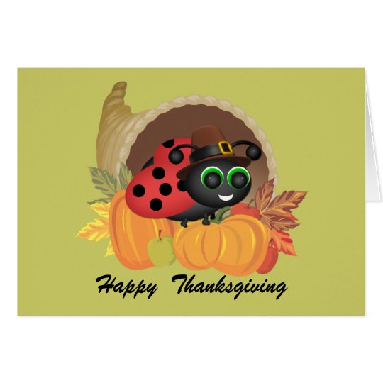 Thanksgiving Bug Card