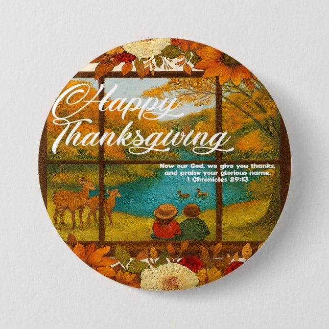 Thanksgiving Button (Front)