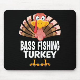 Thanksgiving Byb Fishing Turkey Matching Pajama Mouse Mat