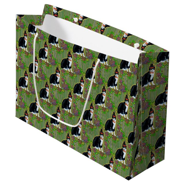 Thanksgiving Calliope  Large Gift Bag (Front Angled)