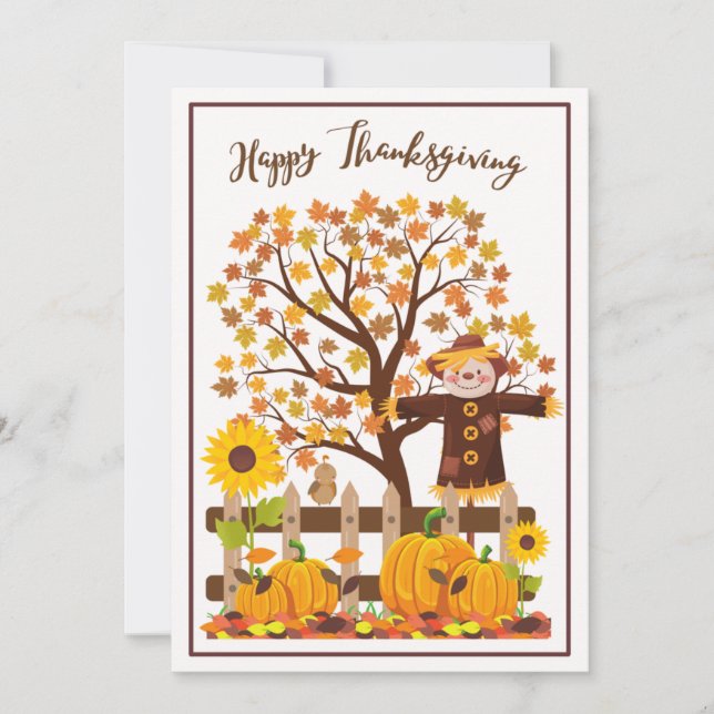Thanksgiving Card (Front)