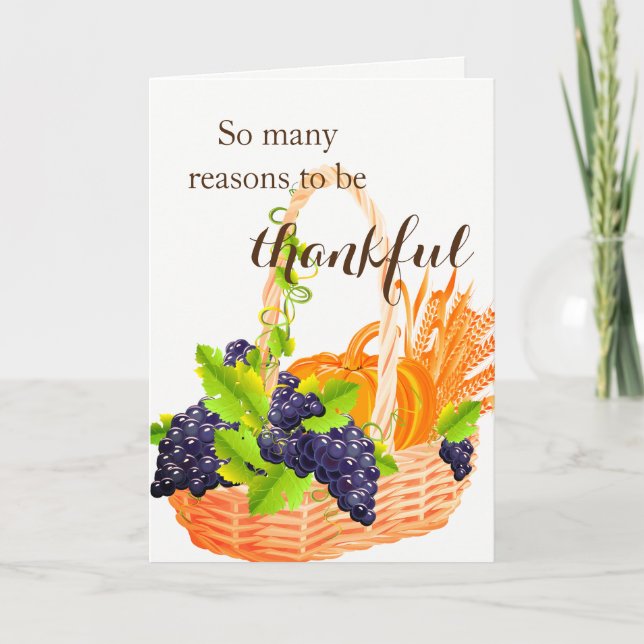 Thanksgiving Card (Front)