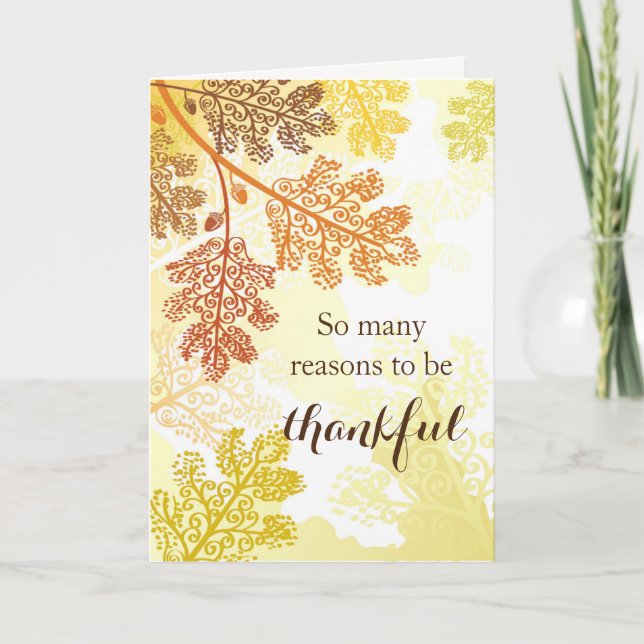 Thanksgiving Card (Front)