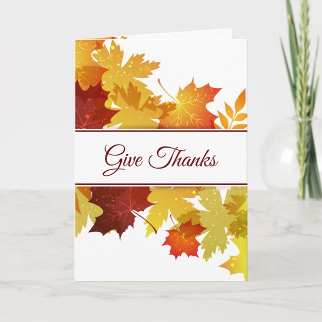Thanksgiving Card (Front)