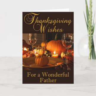 Thanksgiving Card for Father