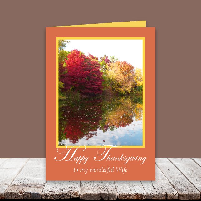 Thanksgiving Card for Wife (Creator Uploaded)