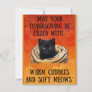 Thanksgiving card, gratitude and celebrate holiday card