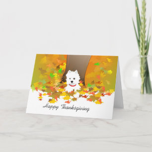 Thanksgiving Card - Happy Thanksgiving Westie