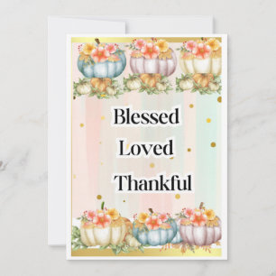 Thanksgiving Card, Turkey Day, Happy Thanksgiving Holiday Card