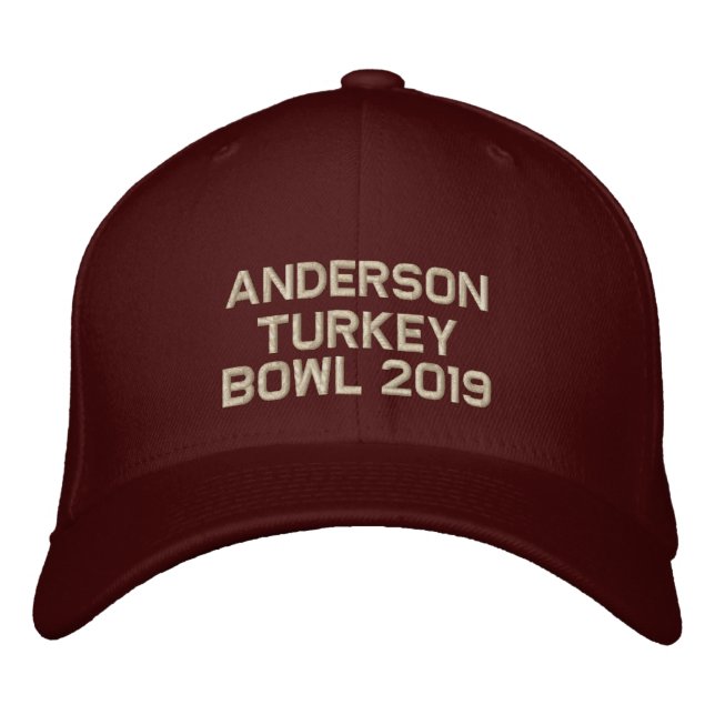 Thanksgiving Change to Current Year Embroidered Hat (Front)