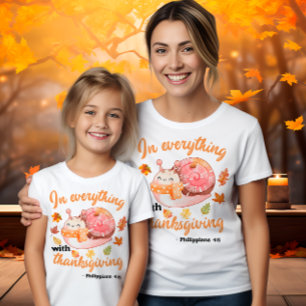 Thanksgiving Christian woman  T-Shirt