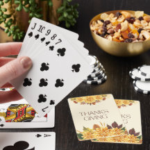  Thanksgiving Classic Playing Cards