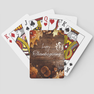 Thanksgiving Classic Playing Cards