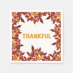 Thanksgiving Cocktail Napkins