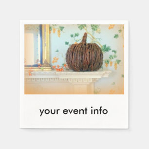 thanksgiving colonial paper napkins