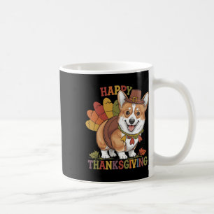 Thanksgiving Corgi Dog Turkey Coffee Mug