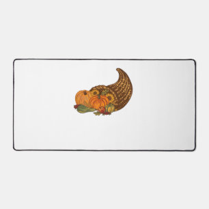 Thanksgiving Cornucopia Classic T-Shirt Desk Mat