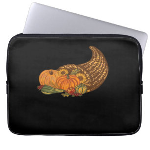 Thanksgiving Cornucopia Classic T-Shirt Laptop Sleeve