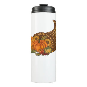 Thanksgiving Cornucopia Classic T-Shirt Thermal Tumbler