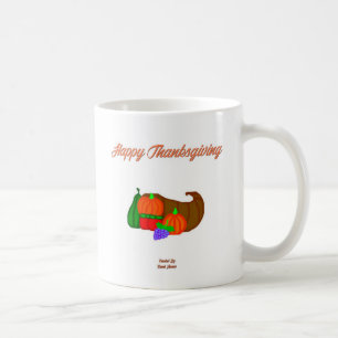 Thanksgiving Cornucopia Coffee Mug