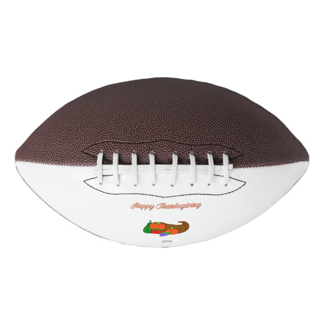 Thanksgiving Cornucopia Football American Football (Front)