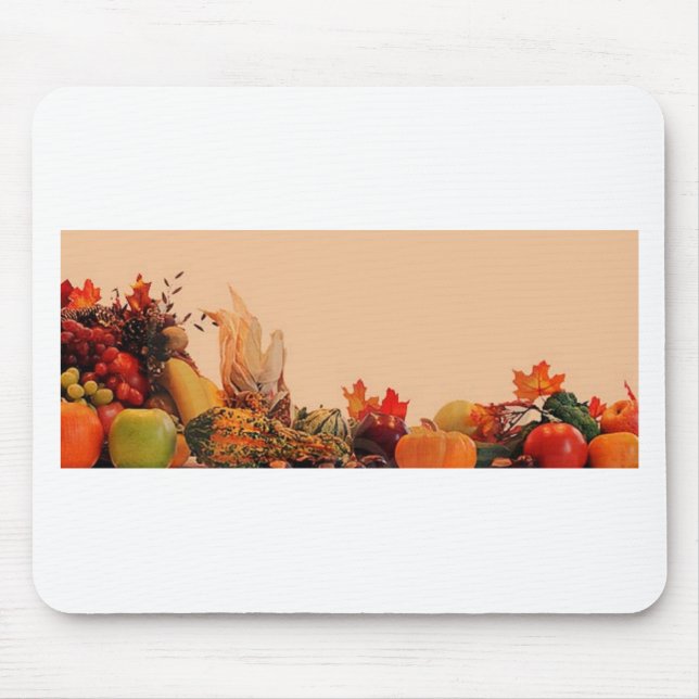 Thanksgiving/Cornucopia Mouse Mat (Front)