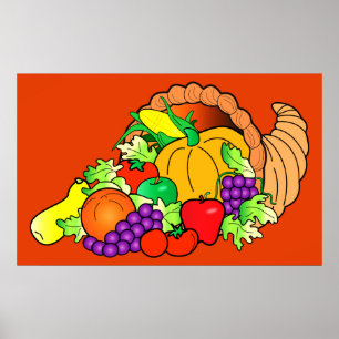 Thanksgiving Cornucopia! Poster