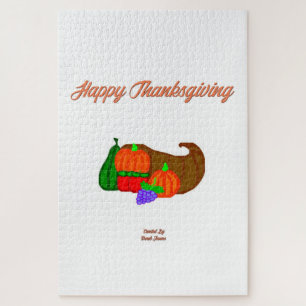 Thanksgiving Cornucopia Puzzle 20" X 30"
