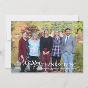 Thanksgiving Corporate Card - 5x7 Postcard