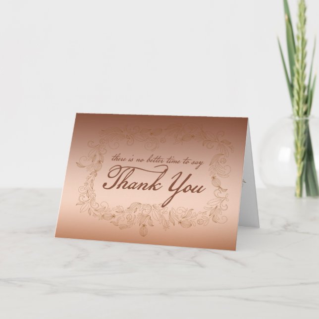Thanksgiving Corporate Thank You Card (Front)