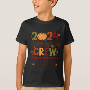 Thanksgiving Crew 2024 Turkey Fall Family Matching T-Shirt