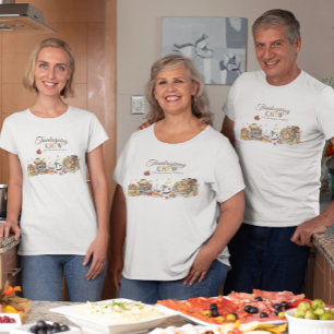 Thanksgiving Crew   Cute Family Reunion T-Shirt