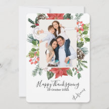 Thanksgiving Custom Photo 