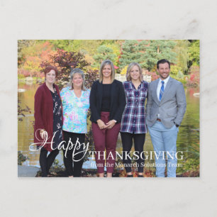 Thanksgiving Custom Postcard - Add Your Image