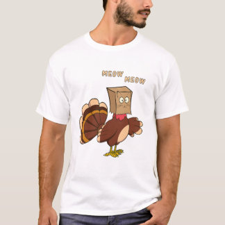 Thanksgiving Cute Cat Fake T-Shirt